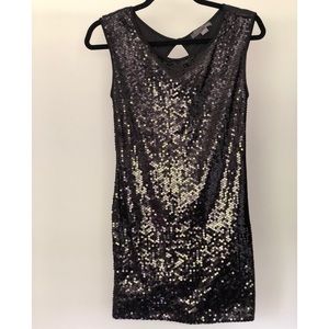 Sparkly black dress